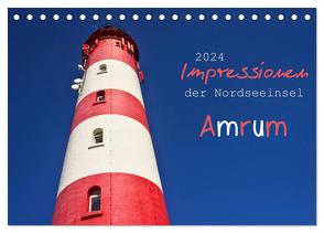 Impressionen der Nordseeinsel Amrum (Tischkalender 2024 DIN A5 quer), CALVENDO Monatskalender von Dölling,  AD DESIGN Photo + PhotoArt,  Angela