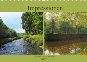 Impressionen – Gütersloh entlang der Dalke (Wandkalender 2022 DIN A2 quer) von Gube,  Beate