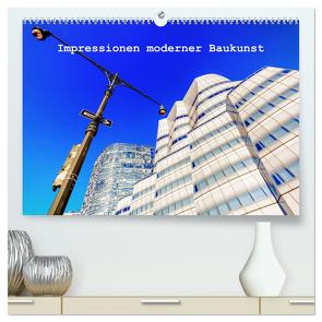 Impressionen moderner Baukunst (hochwertiger Premium Wandkalender 2024 DIN A2 quer), Kunstdruck in Hochglanz von Müller,  Christian