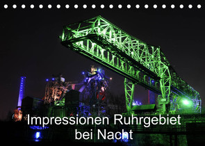 Impressionen Ruhrgebiet bei Nacht (Tischkalender 2022 DIN A5 quer) von von Sannowitz,  Andreas