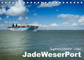 Impressionen vom JadeWeserPort (Tischkalender 2023 DIN A5 quer) von www.geniusstrand.de,  ©