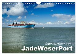 Impressionen vom JadeWeserPort (Wandkalender 2024 DIN A4 quer), CALVENDO Monatskalender von www.geniusstrand.de,  www.geniusstrand.de