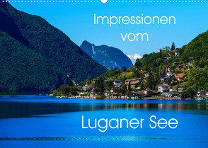 Impressionen vom Luganer See (Wandkalender 2023 DIN A2 quer) von Hampe,  Gabi