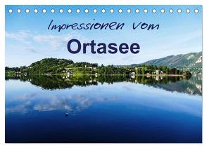 Impressionen vom Ortasee (Tischkalender 2024 DIN A5 quer), CALVENDO Monatskalender von Hampe,  Gabi