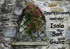 Impressionen von der Isola San Giulio (Wandkalender 2021 DIN A2 quer) von Hampe,  Gabi