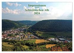 Impressionen von der Schwäbischen Alb (Wandkalender 2024 DIN A2 quer), CALVENDO Monatskalender von Naleppa,  Heinz
