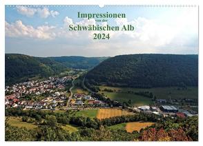 Impressionen von der Schwäbischen Alb (Wandkalender 2024 DIN A2 quer), CALVENDO Monatskalender von Naleppa,  Heinz