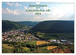 Impressionen von der Schwäbischen Alb (Wandkalender 2024 DIN A4 quer), CALVENDO Monatskalender von Naleppa,  Heinz