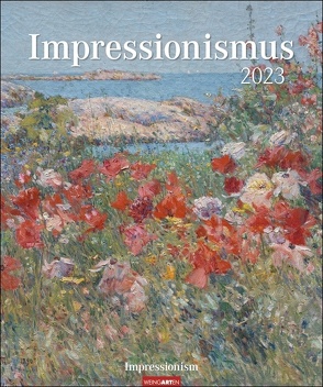 Impressionismus Kalender 2023. Kunstvoller Wandkalender mit Meisterwerken der beliebtesten Künstler des Impressionismus. Großer Kunst-Kalender 2023 XXL. 46×55 cm. Hochformat von Weingarten