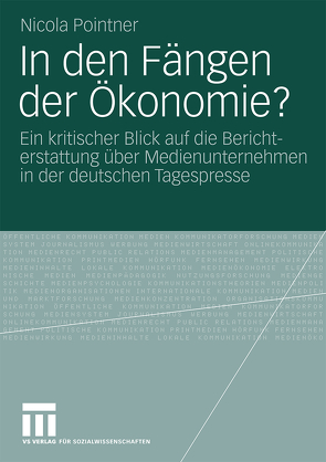 In den Fängen der Ökonomie? von Pointner,  Nicola