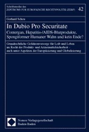 In Dubio Pro Securitate von Scheu,  Gerhard