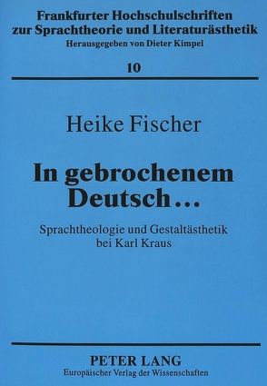 In gebrochenem Deutsch… von Hupertz,  Heike