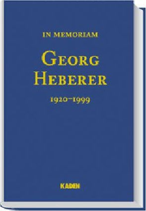 In memoriam Georg Heberer