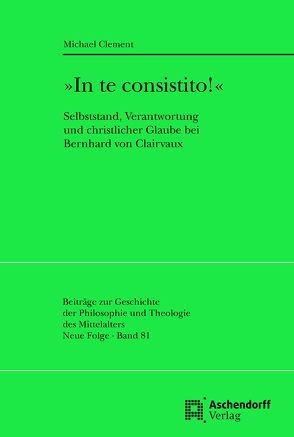 »In te consistito!« von Clement,  Michael