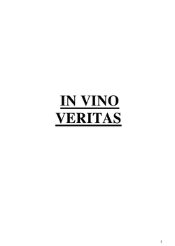 IN VINO VERITAS von Voigt,  Dominique