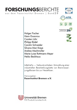 InBeNeFa von Beckhaus,  Heiko, Fischer,  Holger, Gusovius,  Hans, Kreye,  Silvana Mari, Machmüller,  Andrea, Rödel,  Philipp, Rottmann-Meyer,  Marie-Luise, Schneider,  Carolin