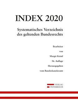 Index Bundesrecht 2020 von Bundeskanzleramt