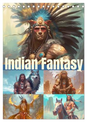 Indian Fantasy (Tischkalender 2024 DIN A5 hoch), CALVENDO Monatskalender von Hurley,  Rose