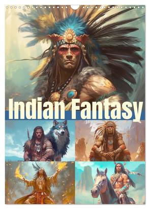 Indian Fantasy (Wandkalender 2024 DIN A3 hoch), CALVENDO Monatskalender von Hurley,  Rose