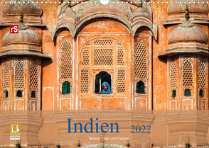 Indien 2022 Tempel, Tiger und Paläste (Wandkalender 2022 DIN A3 quer) von Bergwitz,  Uwe