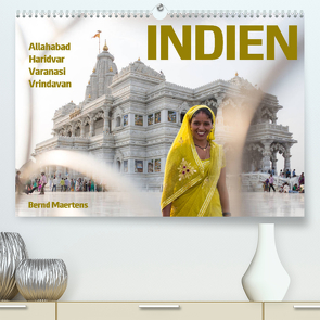 INDIEN Allahabad Haridwar Varanasi Vrindavan (Premium, hochwertiger DIN A2 Wandkalender 2023, Kunstdruck in Hochglanz) von N.,  N.