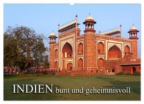 INDIEN – bunt und geheimnisvoll (Wandkalender 2024 DIN A2 quer), CALVENDO Monatskalender von Seifert,  Birgit