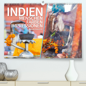 INDIEN Menschen Farben Impressionen (Premium, hochwertiger DIN A2 Wandkalender 2021, Kunstdruck in Hochglanz) von Maertens,  Bernd