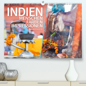 INDIEN Menschen Farben Impressionen (Premium, hochwertiger DIN A2 Wandkalender 2023, Kunstdruck in Hochglanz) von Maertens,  Bernd