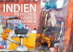 INDIEN Menschen Farben Impressionen (Wandkalender 2022 DIN A2 quer) von Maertens,  Bernd