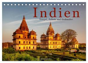 Indien: Tempel, Paläste und Grabmäler (Tischkalender 2024 DIN A5 quer), CALVENDO Monatskalender von Benninghofen,  Jens