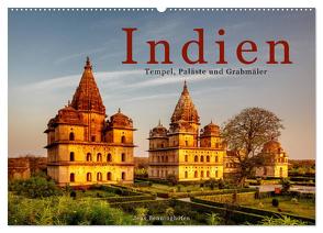 Indien: Tempel, Paläste und Grabmäler (Wandkalender 2024 DIN A2 quer), CALVENDO Monatskalender von Benninghofen,  Jens