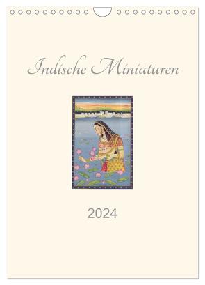 Indische Miniaturen (Wandkalender 2024 DIN A4 hoch), CALVENDO Monatskalender von Woehlke,  Juergen