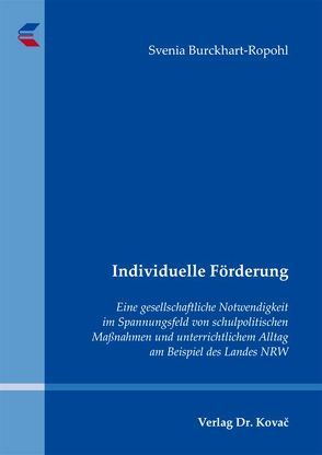 Individuelle Förderung von Burckhart-Ropohl,  Svenia