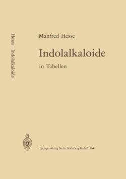 Indolalkaloide in Tabellen von Hesse,  M.