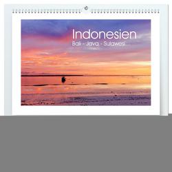 Indonesien. Bali – Java – Sulawesi (hochwertiger Premium Wandkalender 2024 DIN A2 quer), Kunstdruck in Hochglanz von Werner,  Reinhard