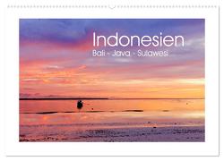 Indonesien. Bali – Java – Sulawesi (Wandkalender 2024 DIN A2 quer), CALVENDO Monatskalender von Werner,  Reinhard