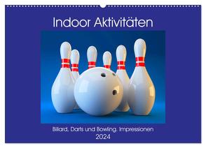 Indoor Aktivitäten. Billard, Darts und Bowling. Impressionen (Wandkalender 2024 DIN A2 quer), CALVENDO Monatskalender von Hurley,  Rose