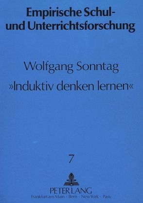 «Induktiv denken lernen» von Sonntag,  Wolfgang