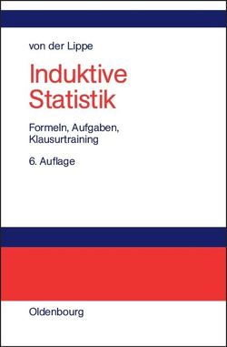 Induktive Statistik von Lippe,  Peter von der