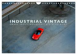 INDUSTRIAL VINTAGE – Graue Industriegeschichte wird bunt (Wandkalender 2024 DIN A4 quer), CALVENDO Monatskalender von Oelschläger,  Wilfried