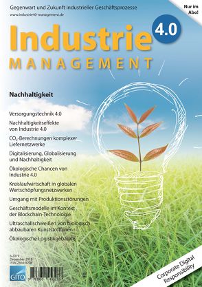 Industrie 4.0 Management 6/2019 von Gronau,  Norbert