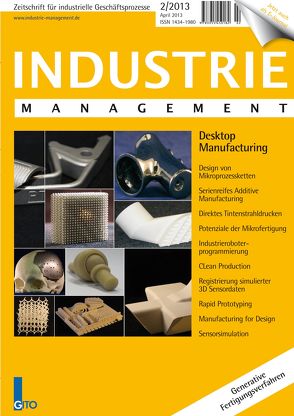 Industrie Management 2/2013 von Scholz-Reiter,  Bernd