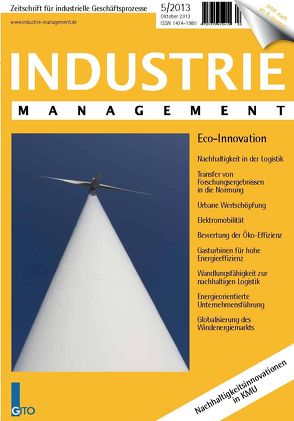 Industrie Management 5/2013 von Gronau,  Norbert