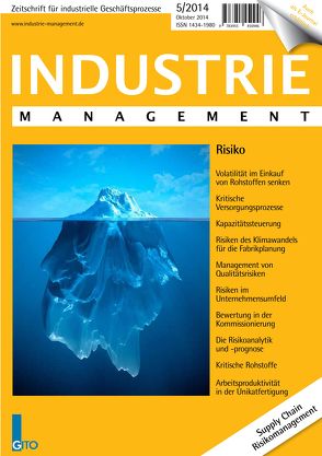 Industrie Management 5/2014 von Gronau,  Norbert