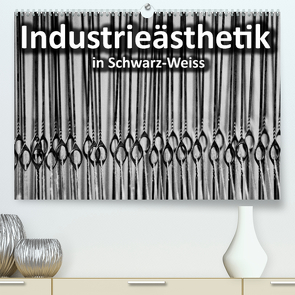 Industrieästhetik in Schwarz-Weiss (Premium, hochwertiger DIN A2 Wandkalender 2023, Kunstdruck in Hochglanz) von Bücker,  Michael, Grasse,  Dirk, Hegerfeld-Reckert,  Anneli, Uppena,  Leon