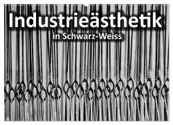 Industrieästhetik in Schwarz-Weiss (Wandkalender 2024 DIN A2 quer), CALVENDO Monatskalender von Bücker,  Dirk Grasse,  Anneli Hegerfeld-Reckert,  Leon Uppena,  Michael