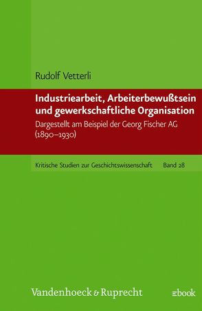 Industriearbeit, Arbeiterbewußtsein und gewerkschaftliche Organisation von Vetterli,  Rudolf