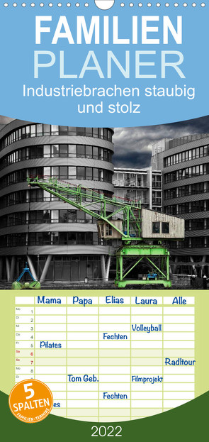 Familienplaner Industriebrachen staubig und stolz (Wandkalender 2022 , 21 cm x 45 cm, hoch) von Adams foto-you.de,  Heribert