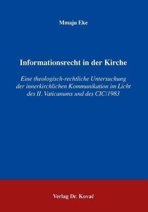 Informationsrecht in der Kirche von Eke,  Mmaju