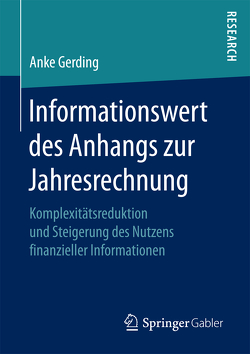 Informationswert des Anhangs zur Jahresrechnung von Gerding,  Anke